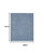 9' X 12' Blue And Grey Striped Non Skid Indoor Outdoor Area Rug - 606114458272