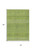 10' X 14' Lime Green And Ivory Chevron Washable Indoor Outdoor Area Rug