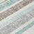 10' X 14' Teal Blue And Gray Striped Washable Indoor Outdoor Area Rug - Teal Blue, Gray