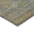 10' X 14' Green Gold And Charcoal Abstract Washable Indoor Outdoor Area Rug
