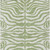 9' X 12' Artichoke Green And Ivory Animal Print Washable Indoor Outdoor Area Rug