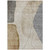 8' X 10' Taupe Beige And Gray Abstract Washable Indoor Outdoor Area Rug - 608219279875