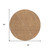 8' Terra Cotta And Ivory Round Geometric Washable Indoor Outdoor Area Rug - Terra Cotta, Ivory