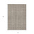 8' X 10' Brown And Beige Geometric Washable Indoor Outdoor Area Rug - 608219220181