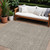 8' X 10' Brown And Beige Geometric Washable Indoor Outdoor Area Rug - 608219220181