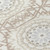 9' X 12' Ivory Beige And Silver Floral Medallion Washable Indoor Outdoor Area Rug
