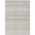 8' X 10' Ivory Striped Washable Indoor Outdoor Area Rug Transitional Style - Ivory Color