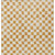 8' X 10' Orange And Ivory Geometric Washable Indoor Outdoor Area Rug - Orange, Ivory