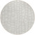 8' Ivory And Beige Round Abstract Washable Indoor Outdoor Area Rug