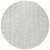 8' Ivory And Beige Round Abstract Washable Indoor Outdoor Area Rug