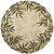 8' Sand Beige Hand Hooked UV Treated Bordered Coastal Sea Grass Round Indoor Outdoor Area Rug - 4512822802725
