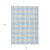 8' X 10' Sky Blue And Gray Plaid Washable Indoor Outdoor Area Rug