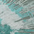 8' Dark Green Aqua And Gray Round Abstract Washable Indoor Outdoor Area Rug