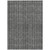 9' X 12' Gray And Silver Striped Washable Indoor Outdoor Area Rug - Gray, Silver