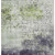 8' X 10' Artichoke Green And Purple Geometric Washable Indoor Outdoor Area Rug