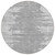 8' Silver Gray And Ivory Round Abstract Washable Indoor Outdoor Area Rug Transitional Style - Silver, Gray, Ivory Color