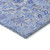 10' X 14' Navy Blue And Denim Blue Floral Washable Indoor Outdoor Area Rug - Navy Blue, Denim Blue