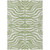 8' X 10' Artichoke Green And Ivory Animal Print Washable Indoor Outdoor Area Rug
