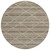 8' Taupe And Brown Round Geometric Washable Indoor Outdoor Area Rug - Taupe, Brown