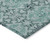 10' X 14' Teal Blue And Aqua Medallion Washable Indoor Outdoor Area Rug
