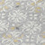 10' X 14' Gray Ivory And Brown Floral Washable Indoor Outdoor Area Rug