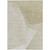 9' X 12' Beige Khaki And Taupe Abstract Washable Indoor Outdoor Area Rug