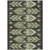 8' X 10' Olive Green And Artichoke Green Southwestern Washable Indoor Outdoor Area Rug - Olive Green, Artichoke Green
