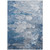 10' X 14' Denim Blue And Sky Blue Abstract Washable Indoor Outdoor Area Rug Transitional Style - Denim Blue, Sky Blue Color