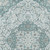 10' X 14' Teal Blue And Ivory Medallion Washable Indoor Outdoor Area Rug - Teal Blue, Ivory