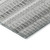 9' X 12' Ivory Gray And Taupe Striped Washable Indoor Outdoor Area Rug