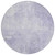 8' Lavender And Ivory Round Abstract Washable Indoor Outdoor Area Rug - Lavender, Ivory