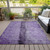 10' X 14' Purple And Lavender Abstract Washable Indoor Outdoor Area Rug - Purple, Lavender