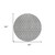 8' Gray And Ivory Round Geometric Washable Indoor Outdoor Area Rug Transitional Style - Gray, Ivory Color