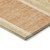 9' X 12' Terra Cotta Abstract Washable Indoor Outdoor Area Rug