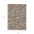 9' X 12' Brown And Beige Floral Washable Indoor Outdoor Area Rug