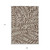 9' X 12' Brown And Beige Floral Washable Indoor Outdoor Area Rug Transitional Style - Brown, Beige Color
