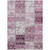 9' X 12' Pink Patchwork Washable Indoor Outdoor Area Rug