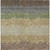 8' X 10' Chocolate Gray And Green Striped Washable Indoor Outdoor Area Rug
