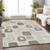 10' X 14' Beige Taupe And Tan Geometric Washable Indoor Outdoor Area Rug - Beige, Taupe, Tan