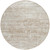 8' Beige Taupe And Ivory Round Abstract Washable Indoor Outdoor Area Rug