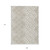 9' X 12' Beige And Ivory Geometric Washable Indoor Outdoor Area Rug - Beige, Ivory