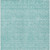 9' X 12' Aqua And Ivory Floral Washable Indoor Outdoor Area Rug - Aqua, Ivory