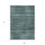 9' X 12' Teal Blue Aqua And Gray Striped Washable Indoor Outdoor Area Rug Transitional Style - Teal Blue, Aqua, Gray Color