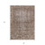 8' X 10' Brown Oriental Washable Indoor Outdoor Area Rug