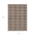 10' X 14' Brown And Beige Geometric Washable Indoor Outdoor Area Rug Transitional Style - Brown, Beige Color