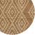 8' Brown And Beige Round Geometric Washable Indoor Outdoor Area Rug - 608219205980