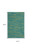 2' X 4' Blue And Green Striped Non Skid Indoor Outdoor Runner Rug - 606114458159