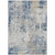 10' X 14' Denim Blue And Sky Blue Abstract Washable Indoor Outdoor Area Rug - 608219304379