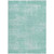 9' X 12' Turquoise And Teal Blue Abstract Washable Indoor Outdoor Area Rug