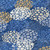 8' Navy Blue Brown And Ivory Round Polka Dot Washable Indoor Outdoor Area Rug